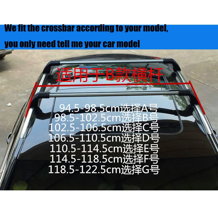 High quality 2 PCS Aluminium alloy roof rack rail cross bar fit for FREE LANDER 2 Luggage Carrier
High quality 2 PCS Aluminium alloy roof rack rail cross bar fit for FREE LANDER 2 Luggage Carrier