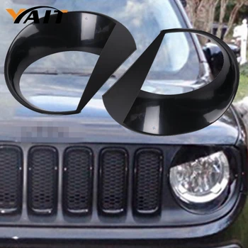 Yait Front light Headlight Angry Bird Style Bezels Trim Cover For Jeep Renegade 2015 2016 2017 (Pack of 2, Black)
Yait Front light Headlight Angry Bird Style Bezels Trim Cover For Jeep Renegade 2015 2016 2017 (Pack of 2, Black)