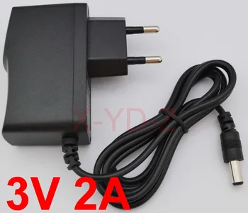 500PCS High quality DC 3V 2A IC program AC100V-240V Converter Switching power adapter 2000mA Supply EU Plug DC 5.5mm x 2.1-2.5mm
500PCS High quality DC 3V 2A IC program AC100V-240V Converter Switching power adapter 2000mA Supply EU Plug DC 5.5mm x 2.1-2.5mm