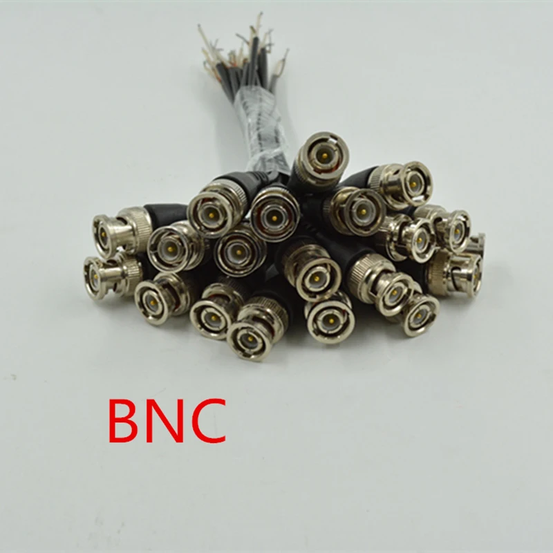 100pcs BNC Connector Plug Male Tail Line Q9 Connector 75-3 Cable Copper Core For Monitor Camera etc
100pcs BNC Connector Plug Male Tail Line Q9 Connector 75-3 Cable Copper Core For Monitor Camera etc