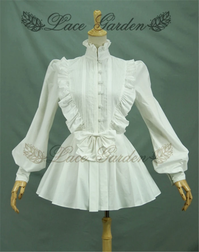 Woman Victorian Lolita Women Cos Anime Cosplay Costume Uniforms Gothic Palace Princess Retro Lantern Sleeve White Shirt
Woman Victorian Lolita Women Cos Anime Cosplay Costume Uniforms Gothic Palace Princess Retro Lantern Sleeve White Shirt
