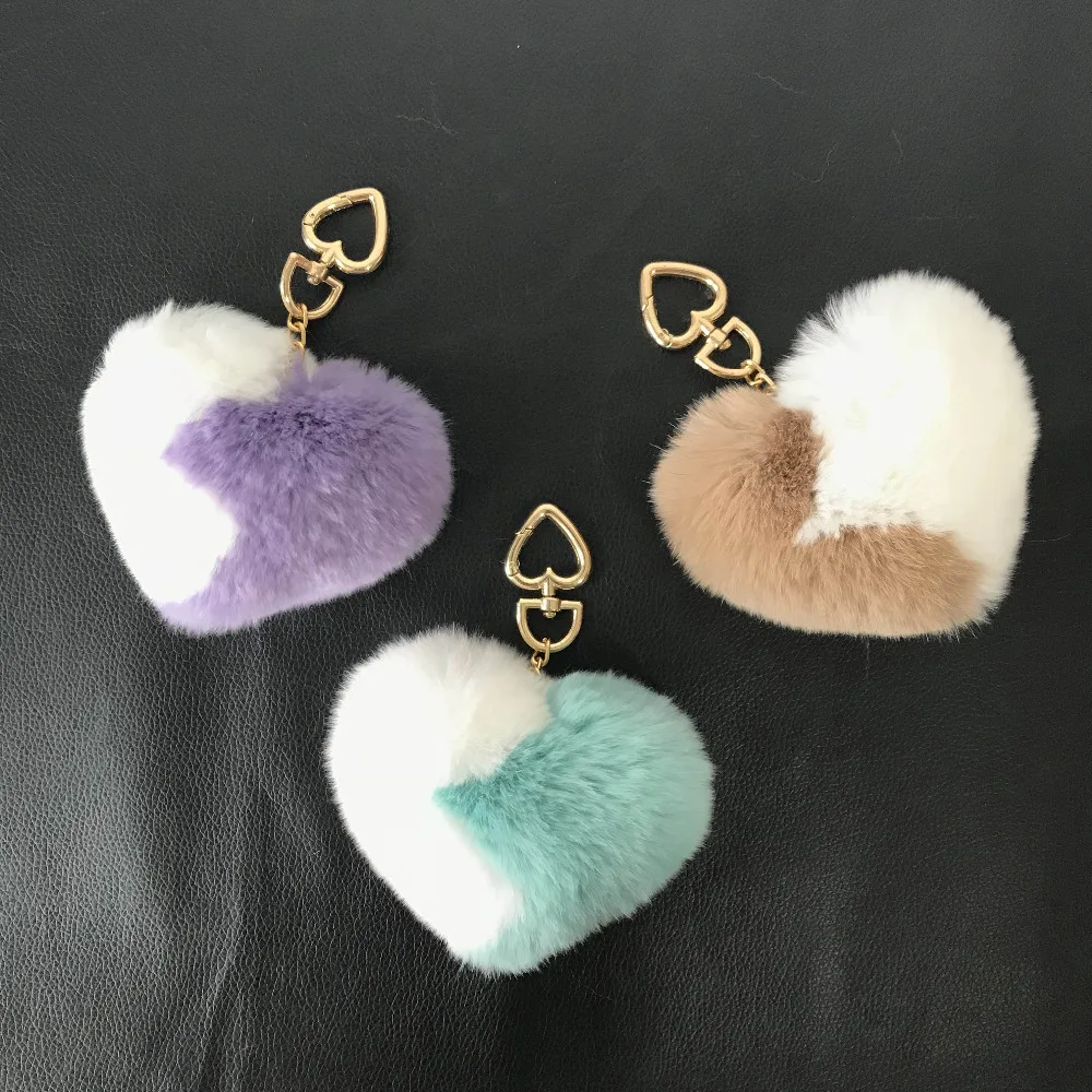 Magicfur - Real Rex Rabbit Bi-color Heart Cute Soft Keyring Bag Keychain Pendant Accessorise
Magicfur - Real Rex Rabbit Bi-color Heart Cute Soft Keyring Bag Keychain Pendant Accessorise