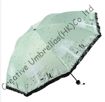 Imitation paradise,three fold, lacing fringe,manual,windproof,bag parasol,UV protecting,black coating,fall in love umbrella
Imitation paradise,three fold, lacing fringe,manual,windproof,bag parasol,UV protecting,black coating,fall in love umbrella