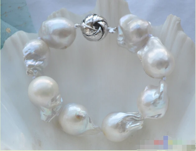 P4092 8" 20mm WHITE BAROQUE KESHI REBORN PEARL BRACELET @^Noble style Natural Fine jewe SHIPPING 6.2
P4092 8" 20mm WHITE BAROQUE KESHI REBORN PEARL BRACELET @^Noble style Natural Fine jewe SHIPPING 6.2