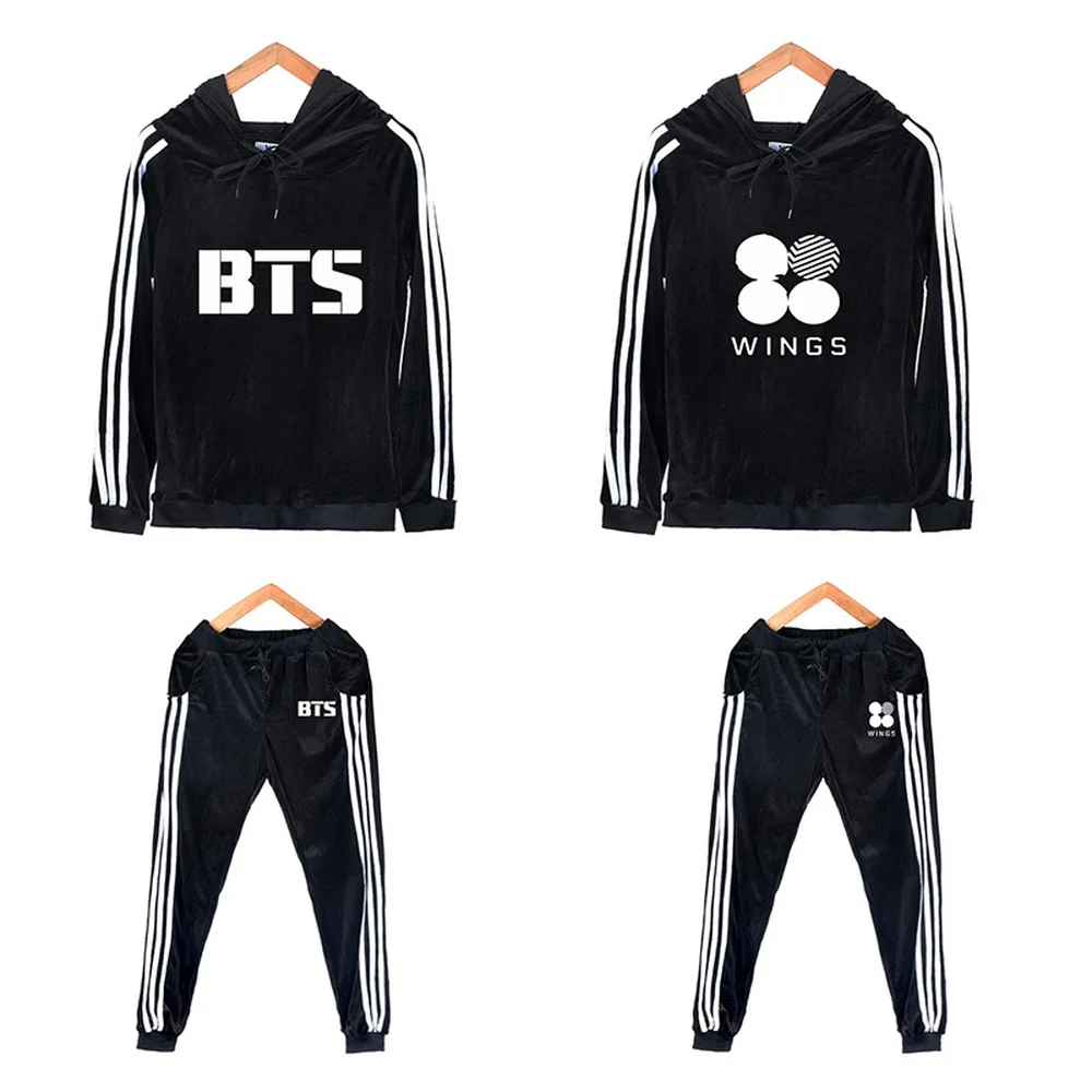BTS kpop women two piece outfits two piece set women tracksuit sweatsuit pants Cotton Hip Hop Hooded Cartoon ropa de mujer 2019
BTS kpop women two piece outfits two piece set women tracksuit sweatsuit pants Cotton Hip Hop Hooded Cartoon ropa de mujer 2019
