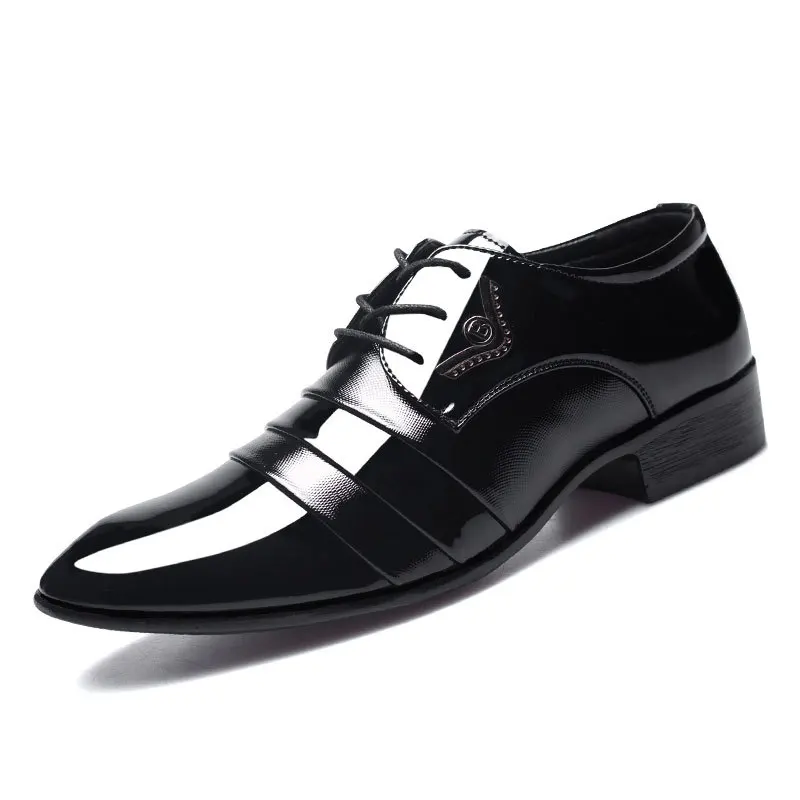 2019 Men's Spiked British Leather Shoes Cross-border Business Leisure Shoes Korean Shoe Laces New Style British Leather Shoes
2019 Men's Spiked British Leather Shoes Cross-border Business Leisure Shoes Korean Shoe Laces New Style British Leather Shoes