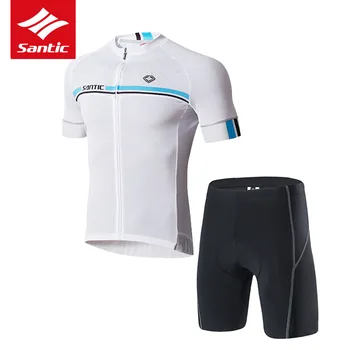 Santic Cycling Set Men Pro Team Cycling Jersey Set Short Sleeve Breathable Quick-dry Bike Bicycle Clothing Set Maillot Ciclismo
Santic Cycling Set Men Pro Team Cycling Jersey Set Short Sleeve Breathable Quick-dry Bike Bicycle Clothing Set Maillot Ciclismo