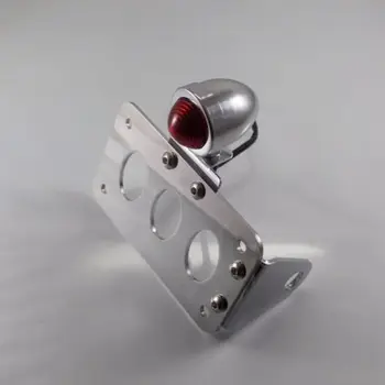 Chrome License Plate Bracket Side Mounting Tail Brake Light Motorcycle Cafe Racer Old School Bobber Touring Chopper Custom
Chrome License Plate Bracket Side Mounting Tail Brake Light Motorcycle Cafe Racer Old School Bobber Touring Chopper Custom