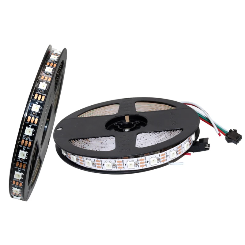 DC5V WS2812B 5m 60LED/m pixels/leds/m Smart led pixel strip,Black/White PCB,WS2812 IC;WS2812B/M,IP30/No waterproof
DC5V WS2812B 5m 60LED/m pixels/leds/m Smart led pixel strip,Black/White PCB,WS2812 IC;WS2812B/M,IP30/No waterproof