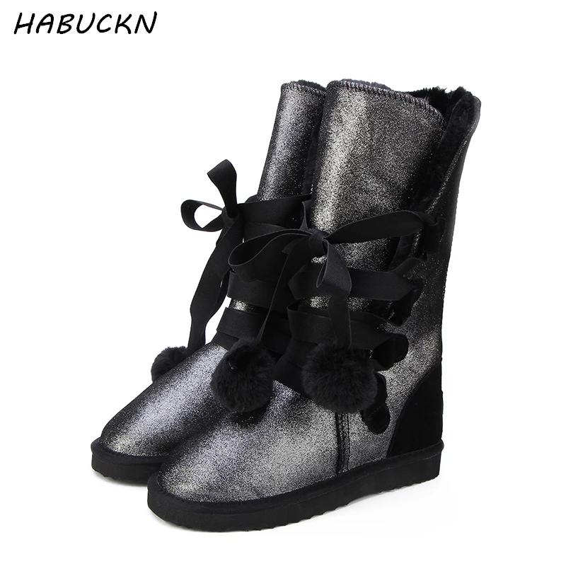 HABUCKN Classic Women Snow Boots Leather Winter Shoes Boot bota feminina botas mujer zapatos Women's Waterproof Snow Boots
HABUCKN Classic Women Snow Boots Leather Winter Shoes Boot bota feminina botas mujer zapatos Women's Waterproof Snow Boots