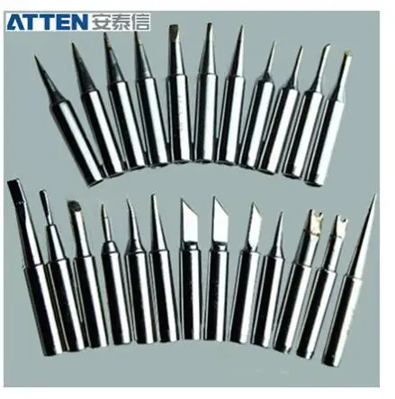ATTEN Lead-free Solder Tip Set Iron For 936/938/969 nozzle heater tip Soldering Rework Station Cutter head Cusp | Инструменты
