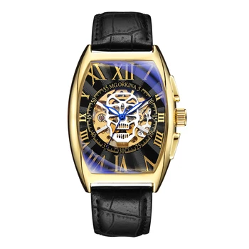 Vintage Design Men's Automatic Mechanical Watch Skeleton Male Clock Leather Band Horlorges Mannen Skull Luminous Dial Kol Saat
Vintage Design Men's Automatic Mechanical Watch Skeleton Male Clock Leather Band Horlorges Mannen Skull Luminous Dial Kol Saat