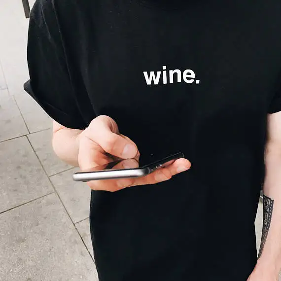 Sugarbaby Wine t-shirt Minimal Wine T-shirt Black Fashion Mens Summer Tumblr T shirt High quality Casual Tops Wine Lover Tees
Sugarbaby Wine t-shirt Minimal Wine T-shirt Black Fashion Mens Summer Tumblr T shirt High quality Casual Tops Wine Lover Tees
