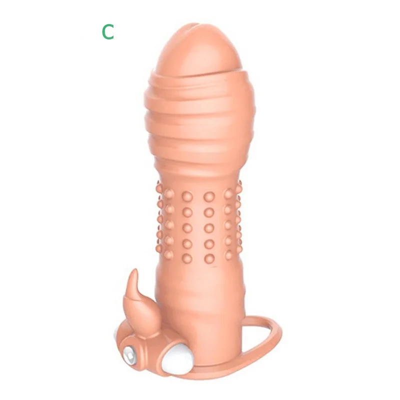 3-LI-BO-Male-Penis-Sex-Toys-Extender-Enlargement-Reusable-Condoms-Adult-Intimate-Product-Cock-Ring-Penis
