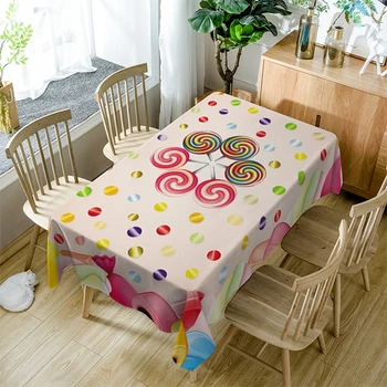 Kitchen/Dining Polyester Fabric 3D Tablecloth Colored Lollipop Flowers Pattern Rectangular Table Cloth for Wedding/Banquet/Party
Kitchen/Dining Polyester Fabric 3D Tablecloth Colored Lollipop Flowers Pattern Rectangular Table Cloth for Wedding/Banquet/Party