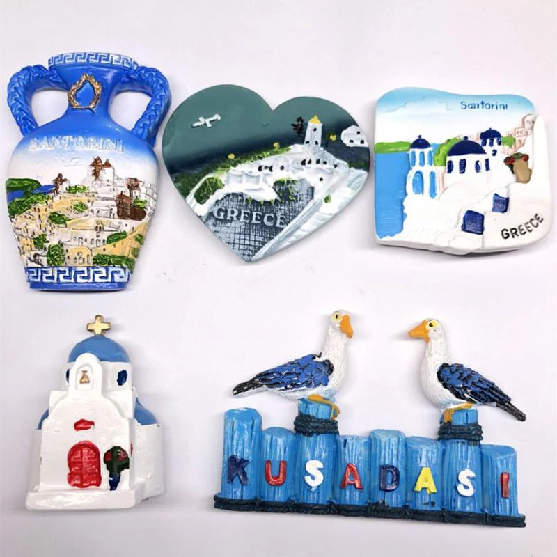 3D Greece Travel Souvenir Fridge Magnets Handmade Painted Resin Fridge Magnet Refrigerator Tourism Collectibles Magnet Stickers
3D Greece Travel Souvenir Fridge Magnets Handmade Painted Resin Fridge Magnet Refrigerator Tourism Collectibles Magnet Stickers