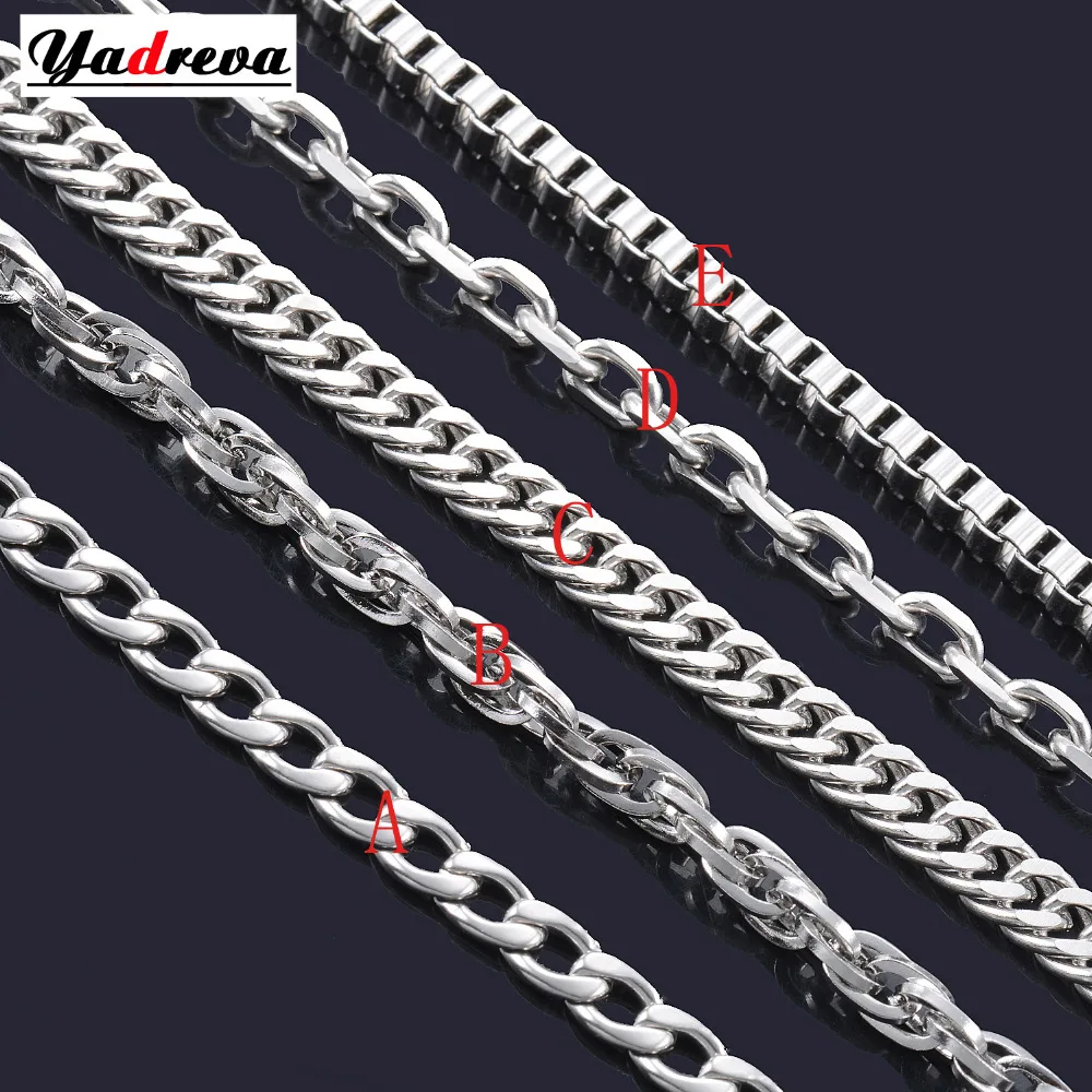 Fashion stainless steel necklace 1.6mm-3mm-5mm men and women can be customized necklace jewelry
Fashion stainless steel necklace 1.6mm-3mm-5mm men and women can be customized necklace jewelry
