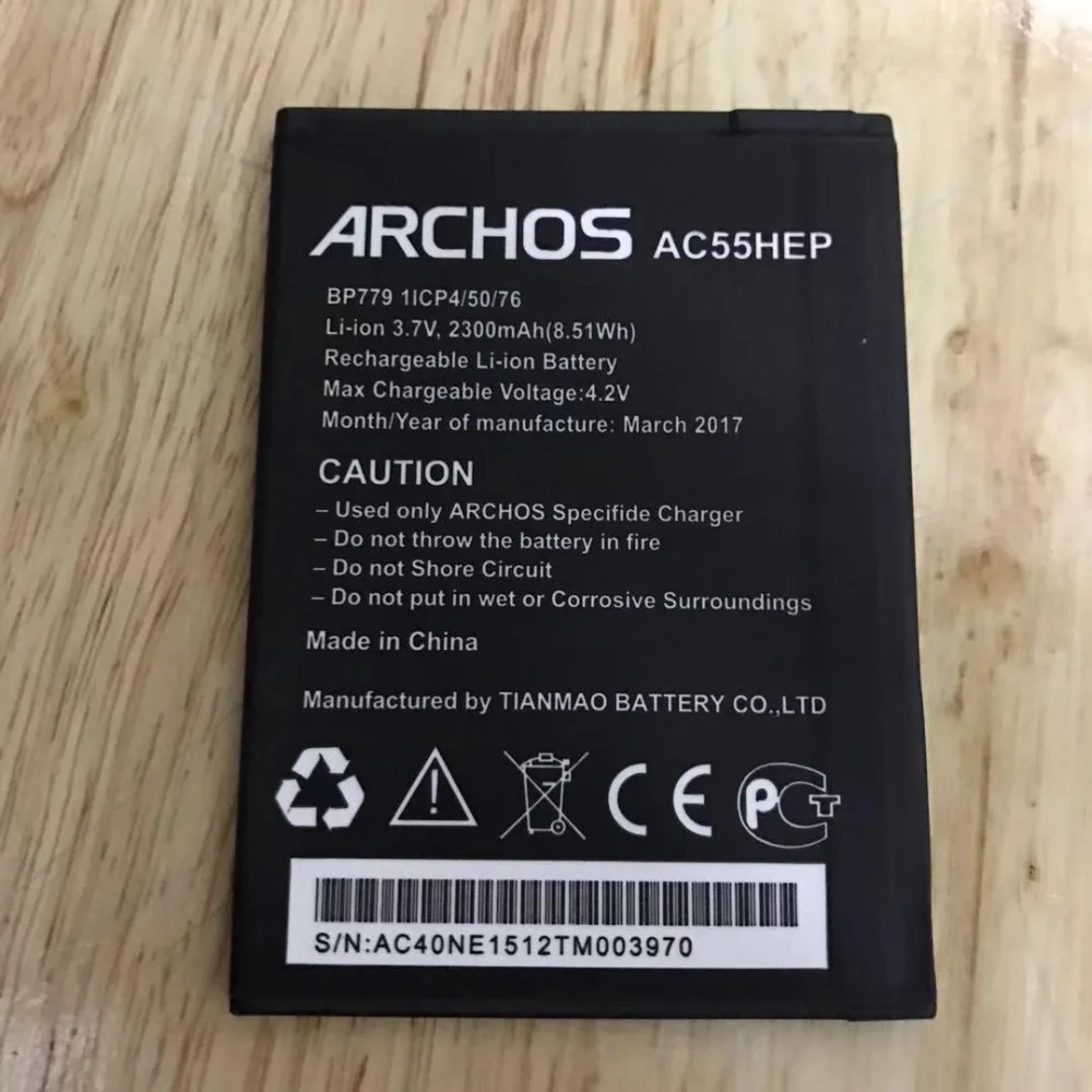 ZDONG High Quality AC55HEP Battery For ARCHOS 55 Helium Plus / Helium+ BSF20 mobile phone
ZDONG High Quality AC55HEP Battery For ARCHOS 55 Helium Plus / Helium+ BSF20 mobile phone