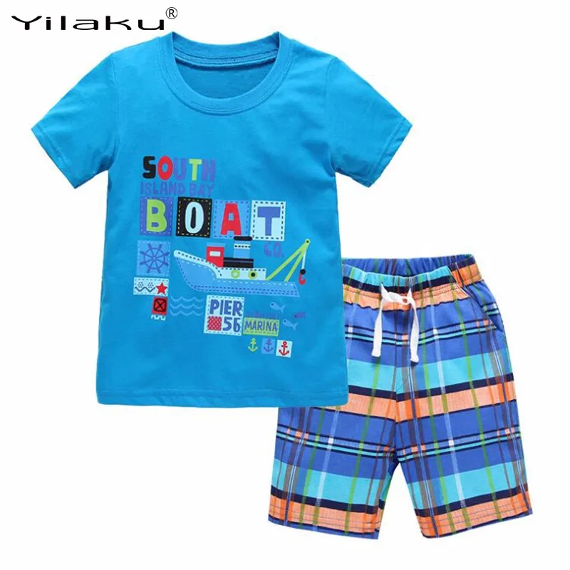 2016-New-Kids-Clothes-Set-Summer-Boys-Girls-Clothing-Sets-Children-T-shirt-Short-Pants-Sport