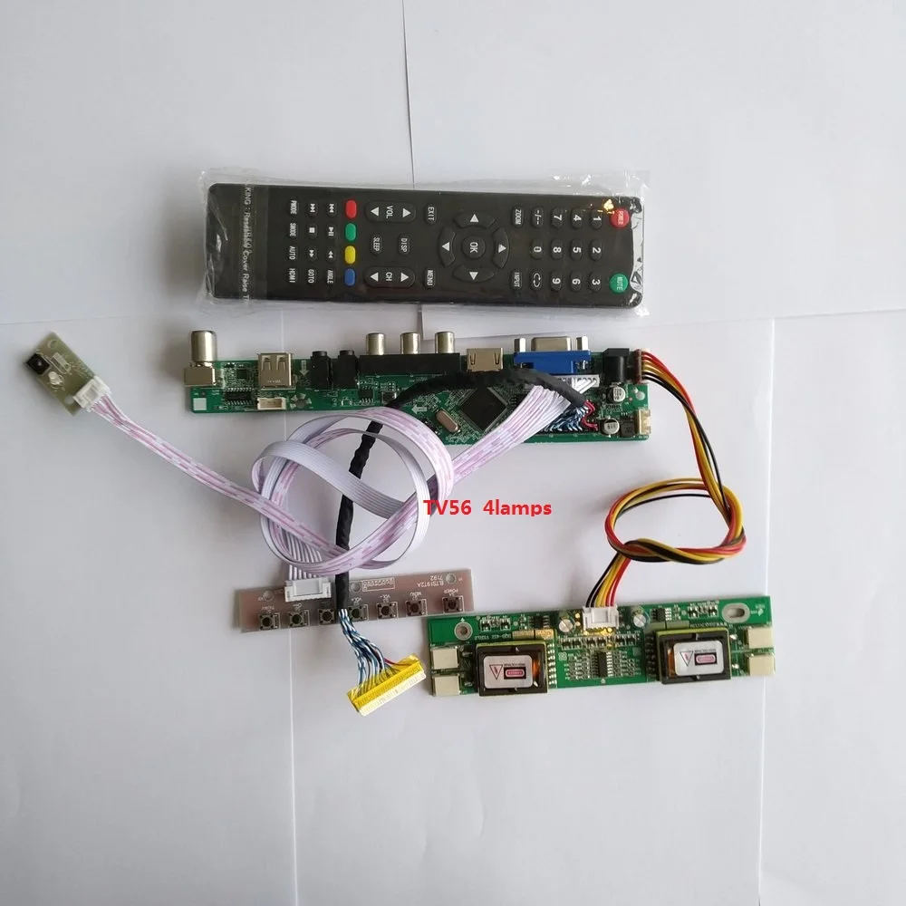 for LTM220M1-L01 VGA AV HDMI LCD Controller Board VGA kit Resolution TV Digital Signal 30pin 4 lamps 1680X1050 22
for LTM220M1-L01 VGA AV HDMI LCD Controller Board VGA kit Resolution TV Digital Signal 30pin 4 lamps 1680X1050 22