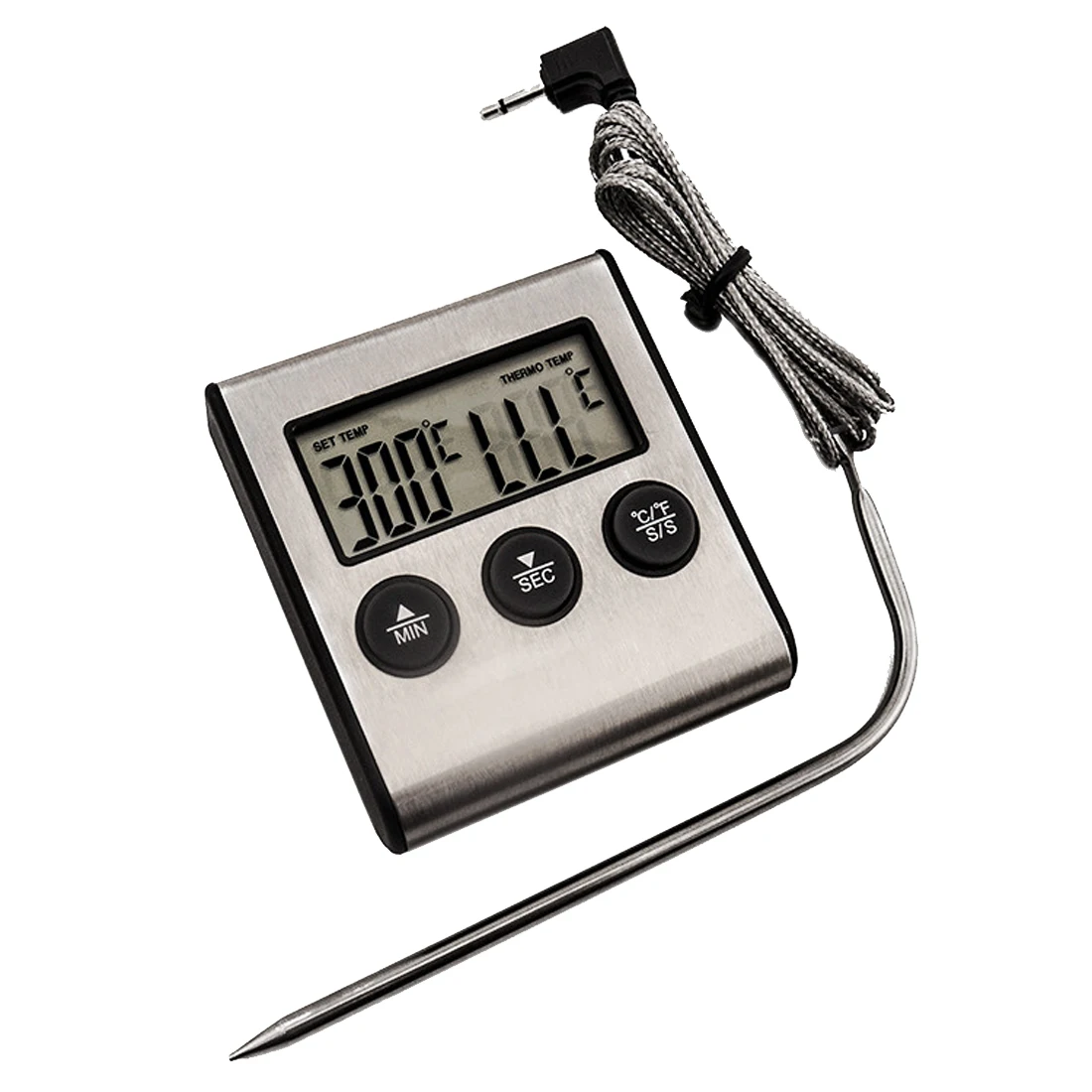 Digital Kitchen Thermometer Oven Food Cooking Meat BBQ Probe Thermometer With Timer Milk Water Temperature Cooking Tools
Digital Kitchen Thermometer Oven Food Cooking Meat BBQ Probe Thermometer With Timer Milk Water Temperature Cooking Tools