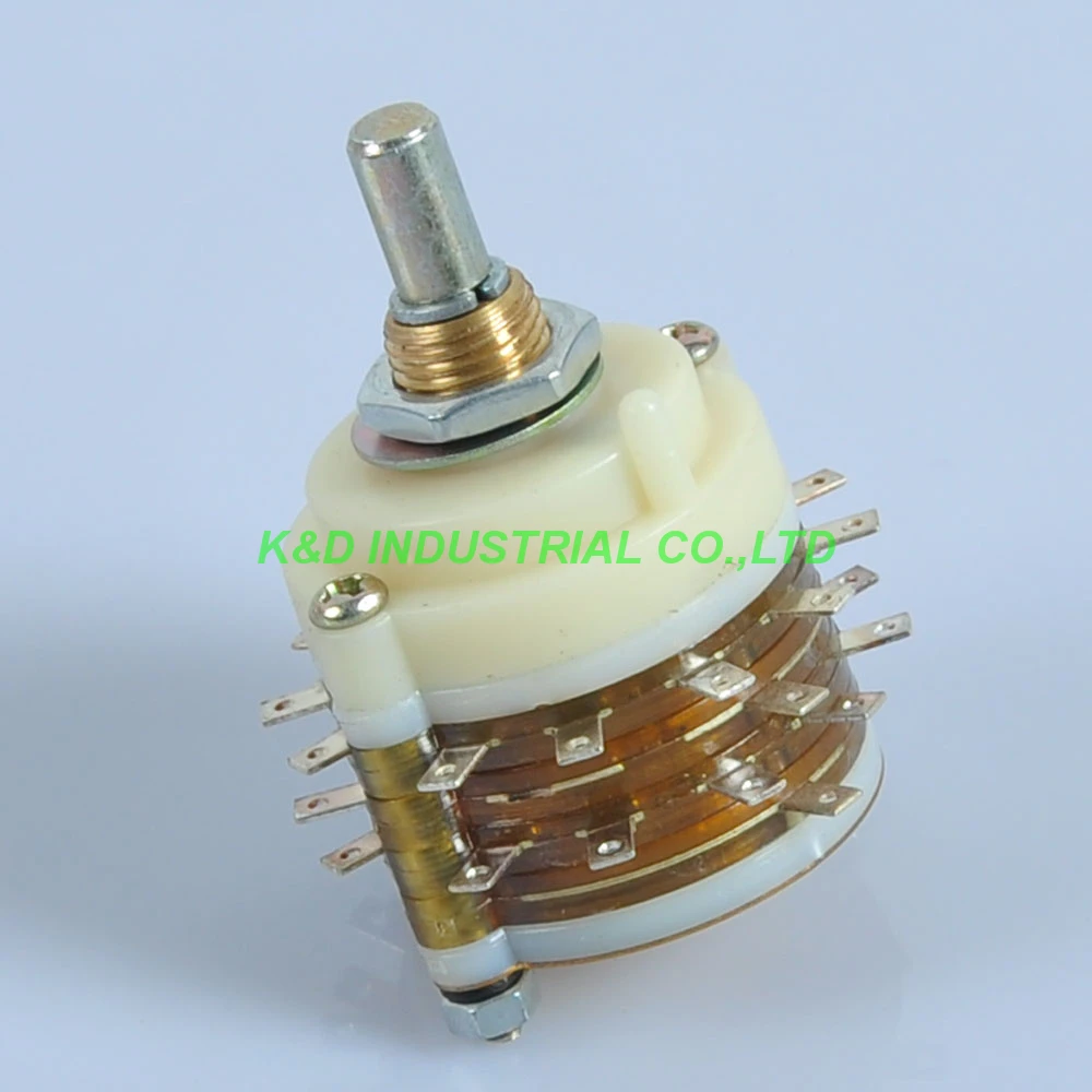 3pcs 4P 24 Gate Pole 4Step Round Rotary Switch Attenuator Volume Pot Selector DIY
3pcs 4P 24 Gate Pole 4Step Round Rotary Switch Attenuator Volume Pot Selector DIY