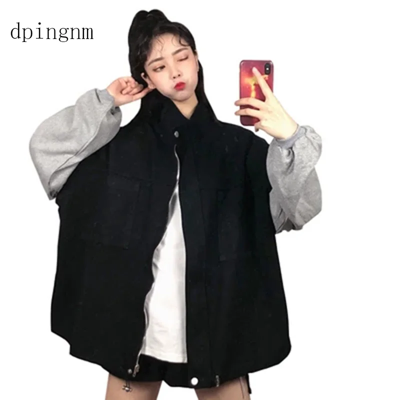 Women Oversized Denim Jackets Harajuku Letter Embroidery Patch Designs Long-Sleeve Jeans white Outwear Mujer MZ1858
Women Oversized Denim Jackets Harajuku Letter Embroidery Patch Designs Long-Sleeve Jeans white Outwear Mujer MZ1858