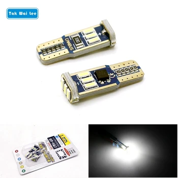 

Tak Wai Lee 2X 9SMD T10 7014 LED No Error Canbus Blub Auto Reading Clearance W5W Wedge Lamp Car Interior Light Source Styling