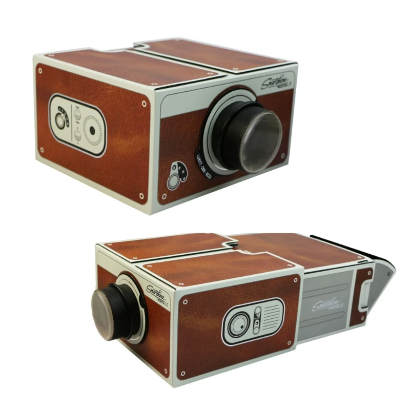Portable Cardboard Smartphone Projector 2.0 / Assembled Phone Projector Cinema
Portable Cardboard Smartphone Projector 2.0 / Assembled Phone Projector Cinema