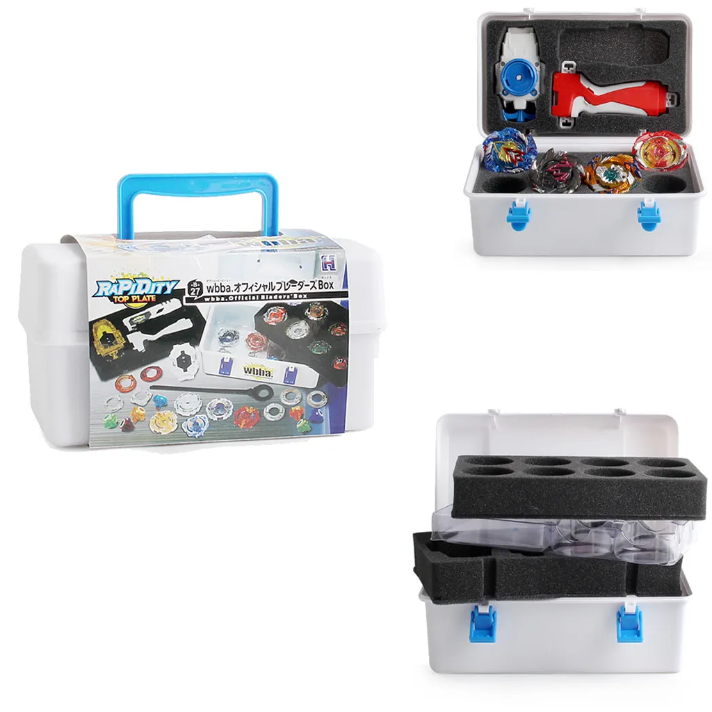 Portable Waterproof Box 8 in 1 Carrying Case For Beyblade Burst Spinning Top Portable Box Case Organizer Gyro Burst Toy for Kids
Portable Waterproof Box 8 in 1 Carrying Case For Beyblade Burst Spinning Top Portable Box Case Organizer Gyro Burst Toy for Kids