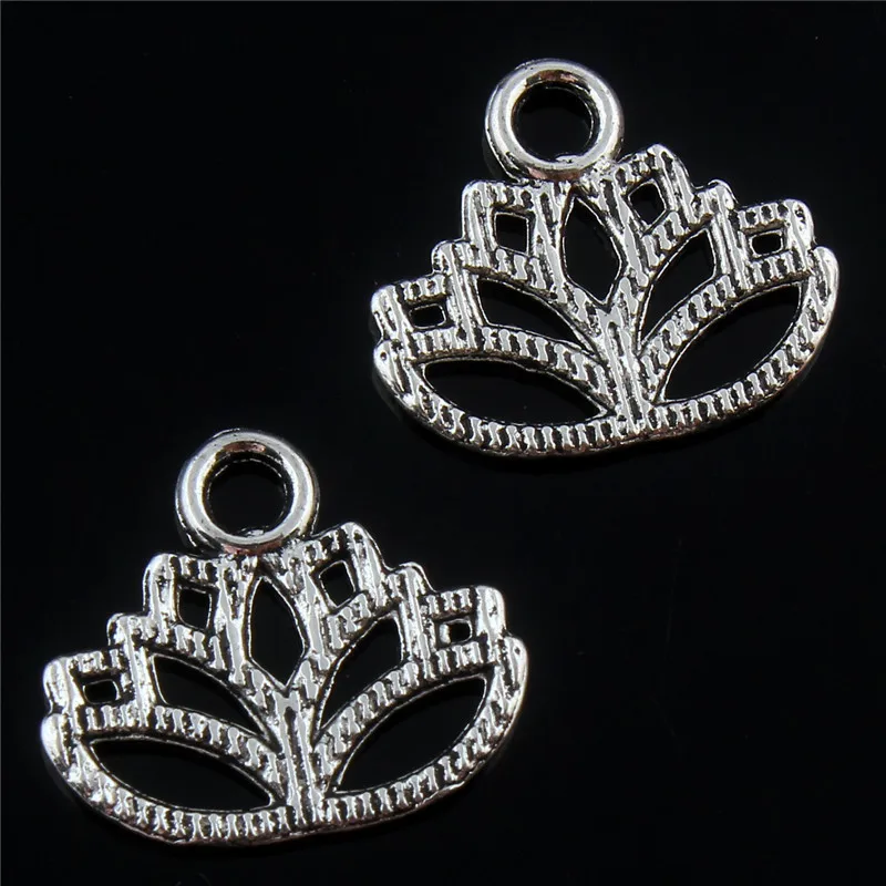 50pcs/lot Antique Silver Lotus Flower Charms Jewellery Findings 16*15mm Fit Vintage Metal DIY Handmade Necklace Pendant Gift
50pcs/lot Antique Silver Lotus Flower Charms Jewellery Findings 16*15mm Fit Vintage Metal DIY Handmade Necklace Pendant Gift