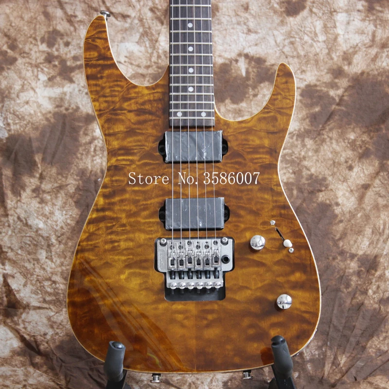 Farmer customshop/Tom 6 string electric guitar/Pale brown Spongy quilt top/Double rocking Bridge electric guitar/free shipping
Farmer customshop/Tom 6 string electric guitar/Pale brown Spongy quilt top/Double rocking Bridge electric guitar/free shipping
