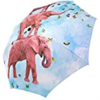 Elephant Butterfly Foldable Umbrella Anti Rain Umbrella 3 Folding Parasol Sun Protection Anti-UV Umbrella for Women
Elephant Butterfly Foldable Umbrella Anti Rain Umbrella 3 Folding Parasol Sun Protection Anti-UV Umbrella for Women