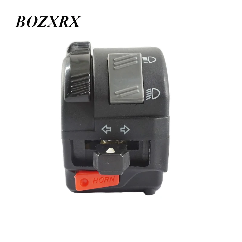 BOZXRX 22mm Motorcycle ATV Handlebar Control Switches Headlight Fog Lamp Light Turn Signal Horn Button With 11 Wiring Harness
BOZXRX 22mm Motorcycle ATV Handlebar Control Switches Headlight Fog Lamp Light Turn Signal Horn Button With 11 Wiring Harness