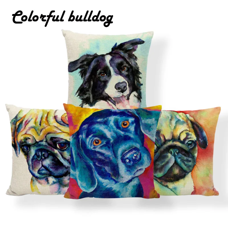 Boston Terrier Pug Cushion Dachshund French Bulldog Pillow Case Graffiti Party Holiday Gift Pillow With Cover Large Linen Check
Boston Terrier Pug Cushion Dachshund French Bulldog Pillow Case Graffiti Party Holiday Gift Pillow With Cover Large Linen Check