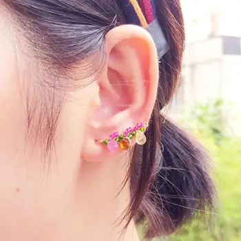 Lii Ji Genuine Multi Tourmaline Drop Diopside Lab-Created-Ru-by Handmade Earrings Delicate Jewelry
Lii Ji Genuine Multi Tourmaline Drop Diopside Lab-Created-Ru-by Handmade Earrings Delicate Jewelry