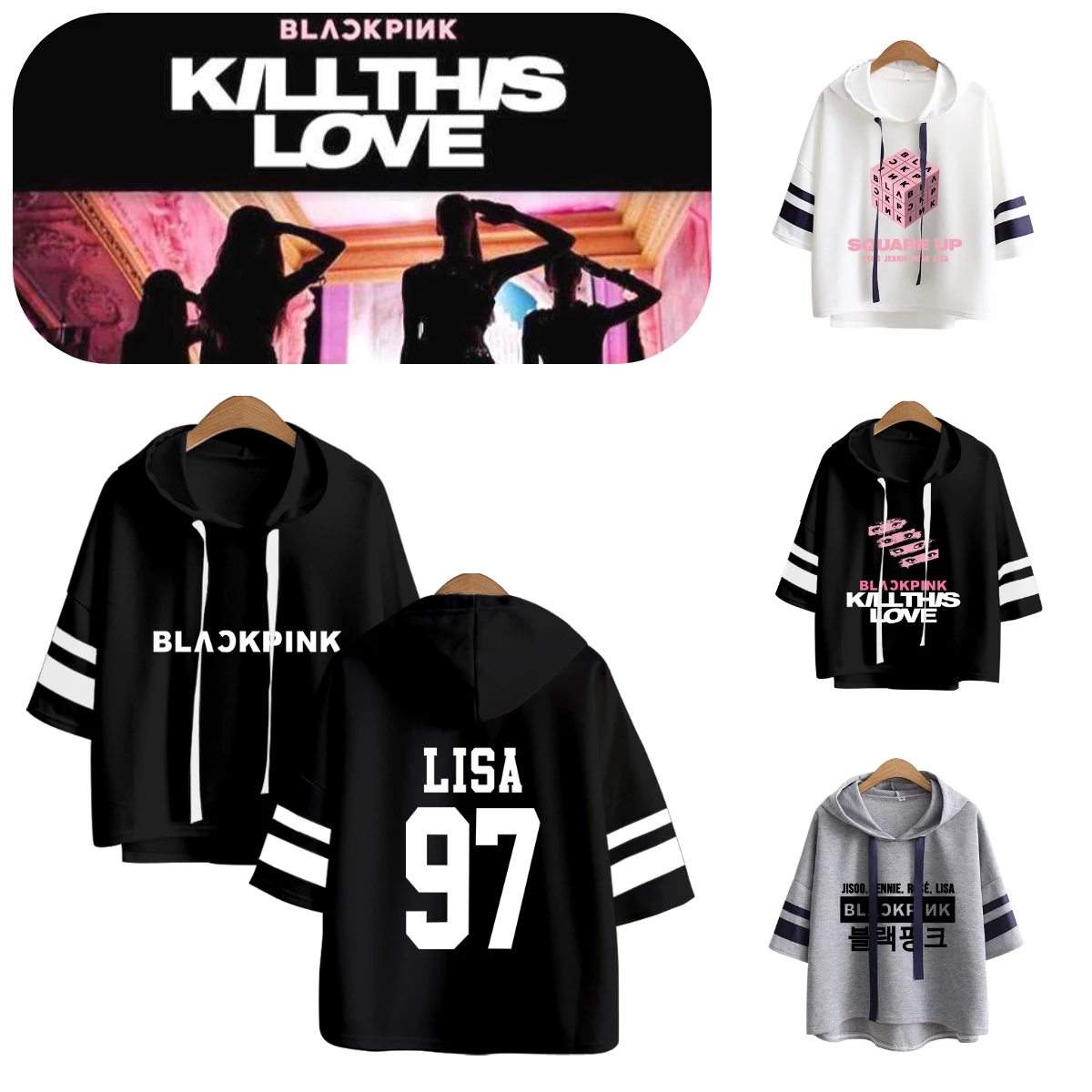 Blackpink 2019 Hip Hop hoodies Kpop sweatshirt Tops clothes kawaii summer hoodie women harajuku women clothes 2019
Blackpink 2019 Hip Hop hoodies Kpop sweatshirt Tops clothes kawaii summer hoodie women harajuku women clothes 2019