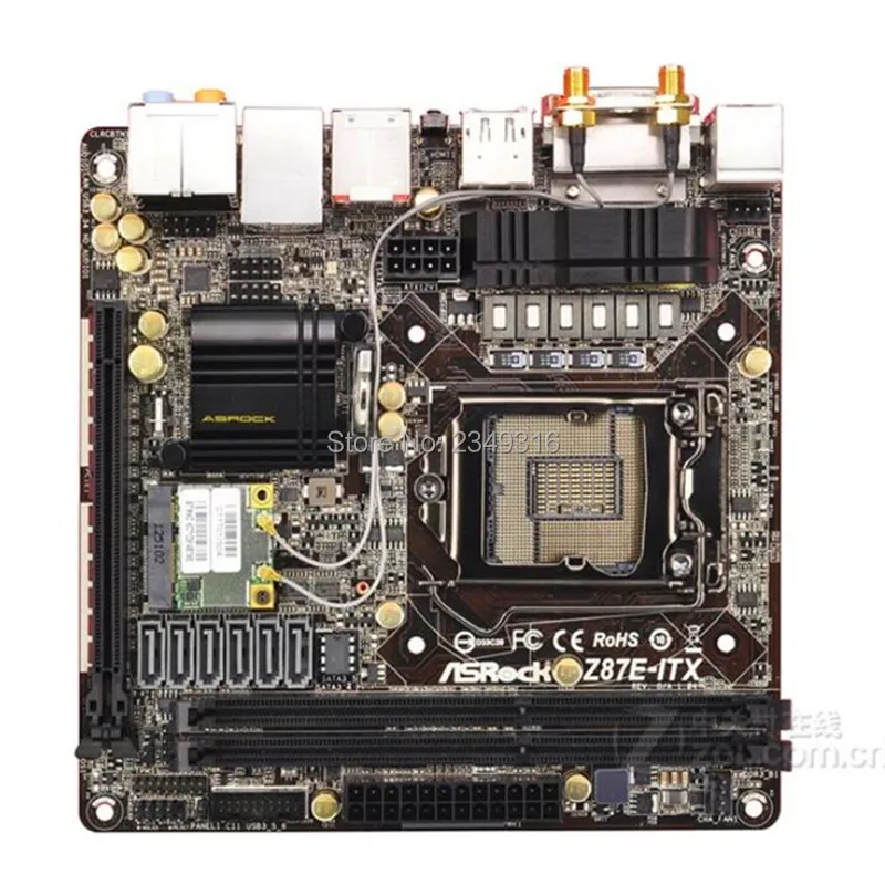 MINI-ITX ITX HTPC Used original slot LGA1150 Z87 motherboard for ASRock Z87E-ITX desktop board USB3.0 SATA3 DDR3
MINI-ITX ITX HTPC Used original slot LGA1150 Z87 motherboard for ASRock Z87E-ITX desktop board USB3.0 SATA3 DDR3