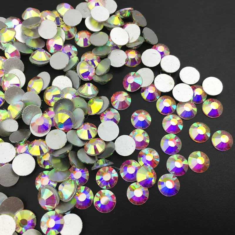 Glitter Rhinestones Crystal AB SS3-SS50 Non Hot Fix Rhinestone Sewing & Fabric Non hotfix FlatBack Strass Nail Art Stone
Glitter Rhinestones Crystal AB SS3-SS50 Non Hot Fix Rhinestone Sewing & Fabric Non hotfix FlatBack Strass Nail Art Stone