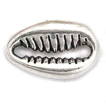 Doreen Box Zinc Based Alloy Connectors Cowrie Monetaria Caputserpentis Silver Color Color 12mm( 4/8") x 8mm( 3/8"), 100 PCs
Doreen Box Zinc Based Alloy Connectors Cowrie Monetaria Caputserpentis Silver Color Color 12mm( 4/8") x 8mm( 3/8"), 100 PCs