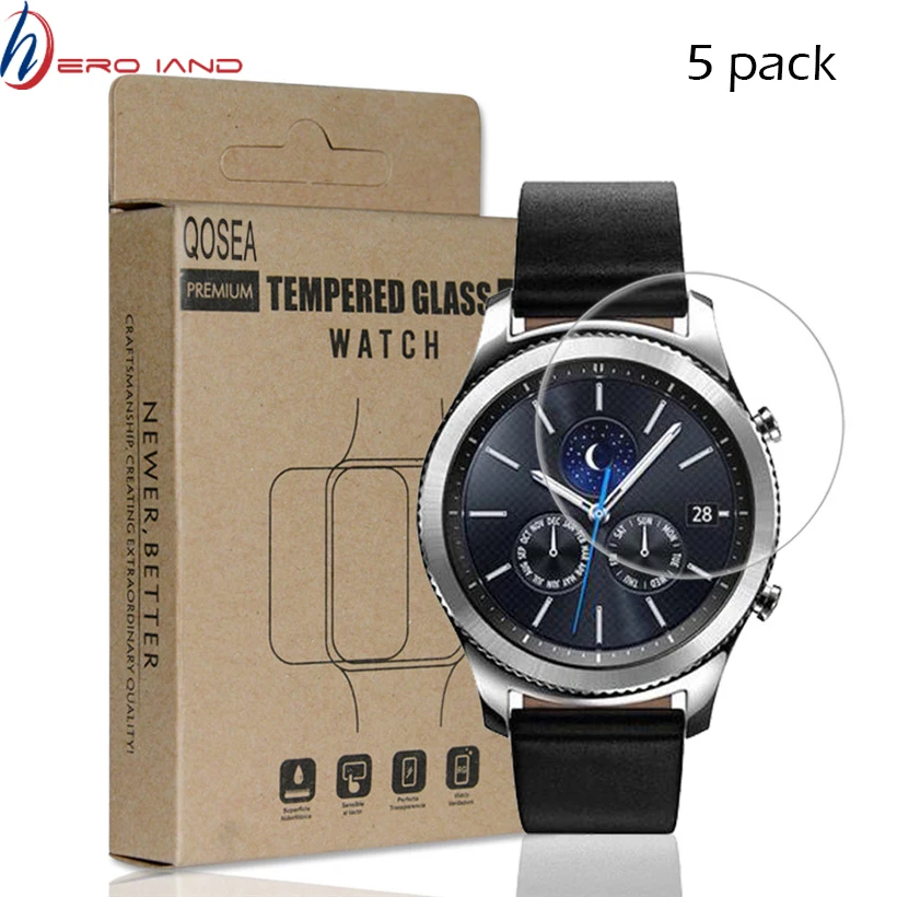 5pcs For Samsung Gear S3 Classic Tempered Glass 9H 2.5D Premium Screen Protector Film For Samsung Galaxy Watch 46mm
5pcs For Samsung Gear S3 Classic Tempered Glass 9H 2.5D Premium Screen Protector Film For Samsung Galaxy Watch 46mm