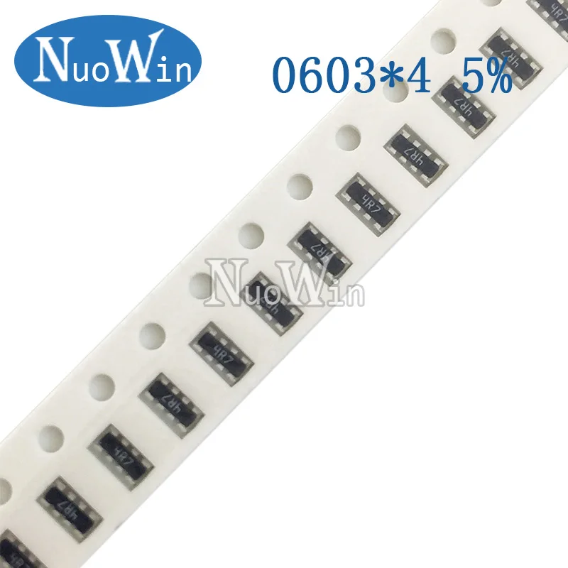 100pcs 0603*4 8P4R 2*4P Network Resistor SMD array 0 ~ 910 ohm 1K ~ 910K 2K 2.2K 4.7K 10K 22K 47K 100K 1M 1 10 100 220 470 ohms
100pcs 0603*4 8P4R 2*4P Network Resistor SMD array 0 ~ 910 ohm 1K ~ 910K 2K 2.2K 4.7K 10K 22K 47K 100K 1M 1 10 100 220 470 ohms