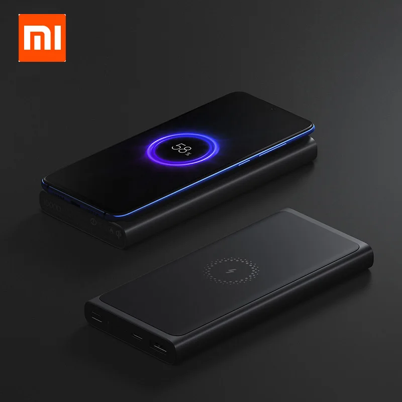 Xiaomi Wireless Power bank 10000mAh PLM11ZM USB Type C Mi Powerbank 10000 Qi Fast Wireless Charger Portable Charging Poverbank
Xiaomi Wireless Power bank 10000mAh PLM11ZM USB Type C Mi Powerbank 10000 Qi Fast Wireless Charger Portable Charging Poverbank