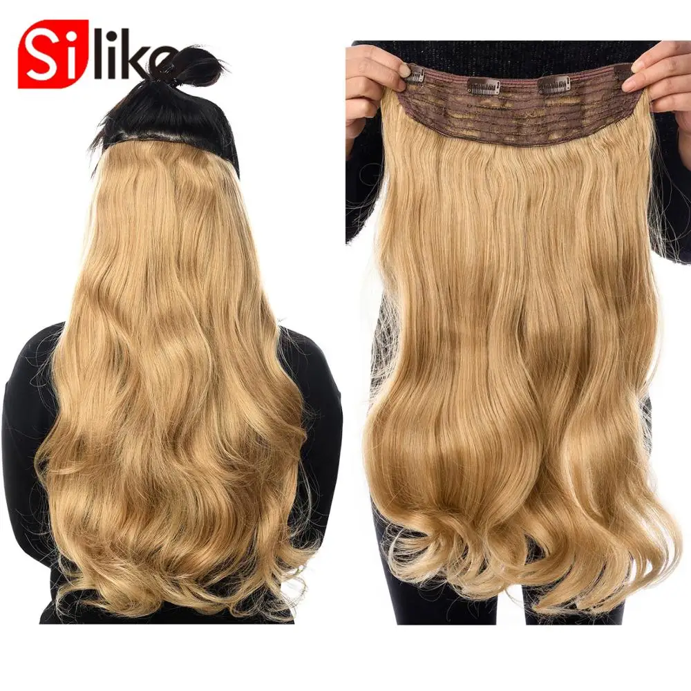 Silike 190g 60cm Stretched Wavy Clip in Synthetic Hair Extensions 17 Pure Colors 4 Clips/piece Heat Resistant Fiber for Women
Silike 190g 60cm Stretched Wavy Clip in Synthetic Hair Extensions 17 Pure Colors 4 Clips/piece Heat Resistant Fiber for Women