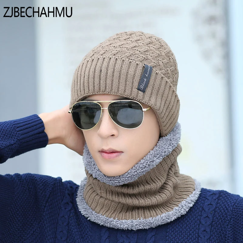 2017 Men Warm Hats Cap Scarf Winter Wool fur Hat Knitting for men Caps Beanie Knitted Hats Women's Outdoor Double Layer hat
2017 Men Warm Hats Cap Scarf Winter Wool fur Hat Knitting for men Caps Beanie Knitted Hats Women's Outdoor Double Layer hat