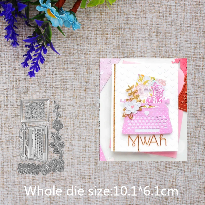 New Arrival Lovely Typewriter Cutting Dies Stencil DIY Scrapbooking Photo Album Embossing Decorative Paper Card Craft 101x61mm
New Arrival Lovely Typewriter Cutting Dies Stencil DIY Scrapbooking Photo Album Embossing Decorative Paper Card Craft 101x61mm