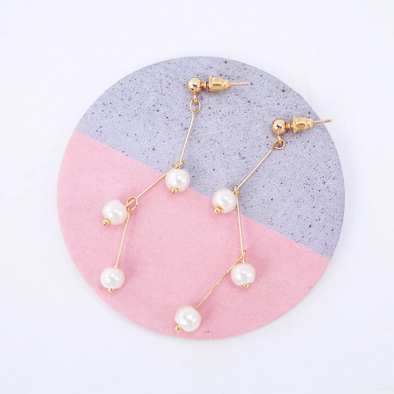 KARASU 3 Piece/lot Triple Hanging Earrings Simulated Pearls Stud Earrings for Women Girls Fashion Jewelry
KARASU 3 Piece/lot Triple Hanging Earrings Simulated Pearls Stud Earrings for Women Girls Fashion Jewelry