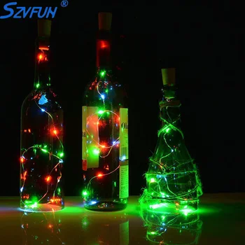 Szvfun Copper Bottle Light String 2M 20 LED String Lights Battery Wine Bottle Lights Guirlande Led Lichtslinger Party Decoration
Szvfun Copper Bottle Light String 2M 20 LED String Lights Battery Wine Bottle Lights Guirlande Led Lichtslinger Party Decoration