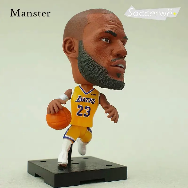 Soccerwe Basketball Super Star Doll 6.5 cm Action Series Laker 23# King Lebron James Kobe Durant Figure Yellow Kit Children Gift
Soccerwe Basketball Super Star Doll 6.5 cm Action Series Laker 23# King Lebron James Kobe Durant Figure Yellow Kit Children Gift