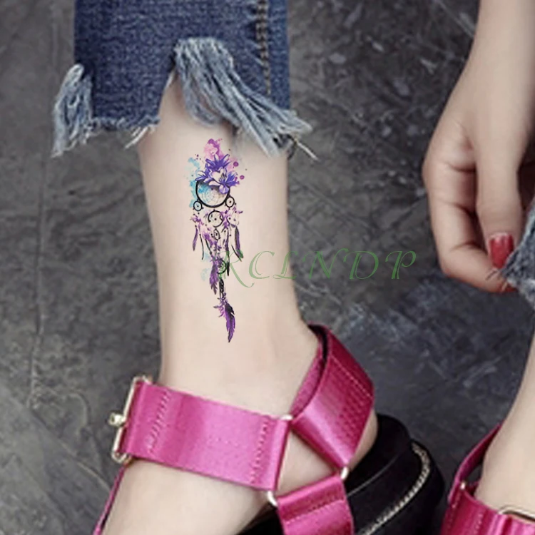 Waterproof Temporary Tattoo Sticker Dreamcatcher Fake Tatto Flash Tatoo Tatouage Wrist Foot Hand Arm For Girl Women Men
Waterproof Temporary Tattoo Sticker Dreamcatcher Fake Tatto Flash Tatoo Tatouage Wrist Foot Hand Arm For Girl Women Men